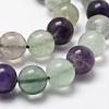 Natural Fluorite Bead Strands G-D840-56-6mm-AB+-3