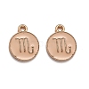 Alloy Enamel Pendants ENAM-S124-01B-10L-1