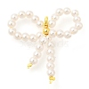 ABS Plastic Pearl Beaded Pendants KK-S396-34G-1