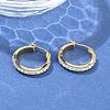 304 Stainless Steel Hoop Earrings EJEW-N0031-11G-2