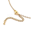 Alloy Rhinestone Pendant Necklaces X-NJEW-JN02968-3