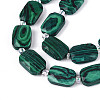 Synthetic Malachite Beads Strands G-T139-85-3
