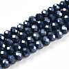 Electroplate Glass Beads Strands LS-EGLA-A044-P6mm-A16-1