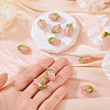 10Pcs Transparent Acrylic Pendants SACR-TA0001-66B-6