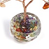 Natural Mixed Stone Chips Tree of Life Decorations DJEW-B013-01E-3