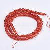 Natural White Jade Bead Strands G-R165-8mm-M2-2