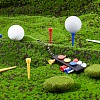 Plastic Biodegradable Golf Tee Set AJEW-WH0029-79-4