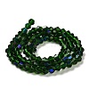 Transparent Electroplate Glass Beads Strands LS-GLAA-F029-2mm-D25-2