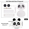 Panda Head Shape Crossbody Bag Making Kits DIY-WH0308-276-2