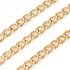 3.28 Feet 304 Stainless Steel Cuban Link Chains X-CHS-G011-12G-1