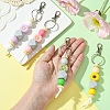 Sunflower Silicone Beaded Pendant Decorations KEYC-YW00063-01-5