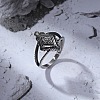 304 Stainless Steel Finger Rings FS-WGD5814-01-1