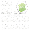 CHGCRAFT 30pcs 2 Colors Acrylic Place Cards & Board TACR-CA0001-10-1