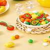 88Pcs 12 Styles Food Grade Eco-Friendly Silicone Beads SIL-TA0001-31-20