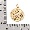 Brass Micro Pave Colorful Cubic Zirconia Pendants CU-CBA6344-03G-3
