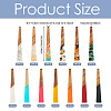 26Pcs 13 Styles Translucent & Opaque Resin & Walnut Wood Big Pendants RESI-TA0001-83-3