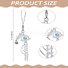 1Pc Glass Pendants Mobile Straps AJEW-LP0004-72-2
