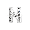 Eco-Friendly Zinc Alloy Slide Charms ALRI-WH0001-01P-N-1