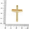 Brass Micro Pave Cubic Zirconia Beads KK-H203-11A-G-3