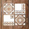 Plastic Drawing Painting Stencils Templates Sets DIY-WH0172-849-2