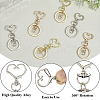 18Pcs Alloy Swivel Keychain Clasps KEYC-SP0001-48B-P-5