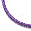 Polyester Cord Braided Bracelet Makings MAK-Z003-01P-20-2