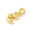 Rack Plating Brass Charms KK-C053-04G-C-2