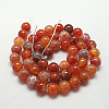 Natural Fire Crackle Agate Beads Strands X-G-G212-6mm-10-2