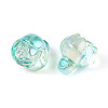 Electroplate Transparent Acrylic Beads PACR-CJC0008-08B-2