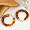 304 Stainless Steel Hoop Earrings For Women EJEW-B113-02G-03-3