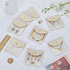 Square PU Leather & PVC Gift Jewelry Packaging Bags with Snap Button ABAG-WH0062-06B-4