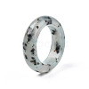 Natural Sesame Jasper Plain Band Ring G-N0326-99E-4