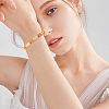 6 Strands 6 Colors Electroplate Glass Beads Strands EGLA-PA0001-08-6