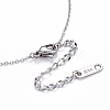 304 Stainless Steel Pendant Necklaces NJEW-I232-31-5