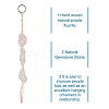 Elecrelive 3Pcs 3 Style Irregular Gemstone Hanging Pendant Decoration HJEW-EL0001-09-3