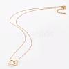 304 Stainless Steel Pendant Necklaces NJEW-L155-18-2