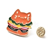 Animal Enamel Pins JEWB-S039-08G-3