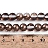 Baking Paint Transparent Glass Beads Strands DGLA-N011-8mm-09-4