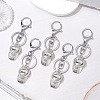 5Pcs Baseball Cap CCB Plastic Keychains KEYC-JKC01059-2