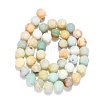 Natural Flower Amazonite Beads Strands X-G-G692-01F-8mm-3