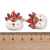 Christmas Opaque Resin Decoden Cabochons CRES-M036-12E-3