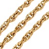 304 Stainless Steel Rope Chains CHS-A021-07D-G-1