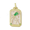 Alloy Enamel Pendants ENAM-D042-01I-1