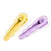 Teardrop Spray Painted Iron Alligator Hair Clips for Girls PHAR-A011-24-4