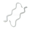 Zinc Alloy Wavy Bookmarks PALLOY-17-AS-FF-1-2