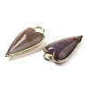 Natural Indian Agate Pendants G-K347-01G-06-2