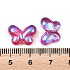 AB Color Plated Transparent Glass Beads GLAA-Z020-01G-3