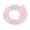 Transparent Glass Beads Strands GLAA-N065-4x4mm-A03-2