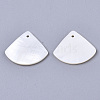 Natural Freshwater Shell Pendants X-SHEL-R047-19-2