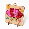 DIY Handmade Wooden Art kits DIY-P014-A04-1